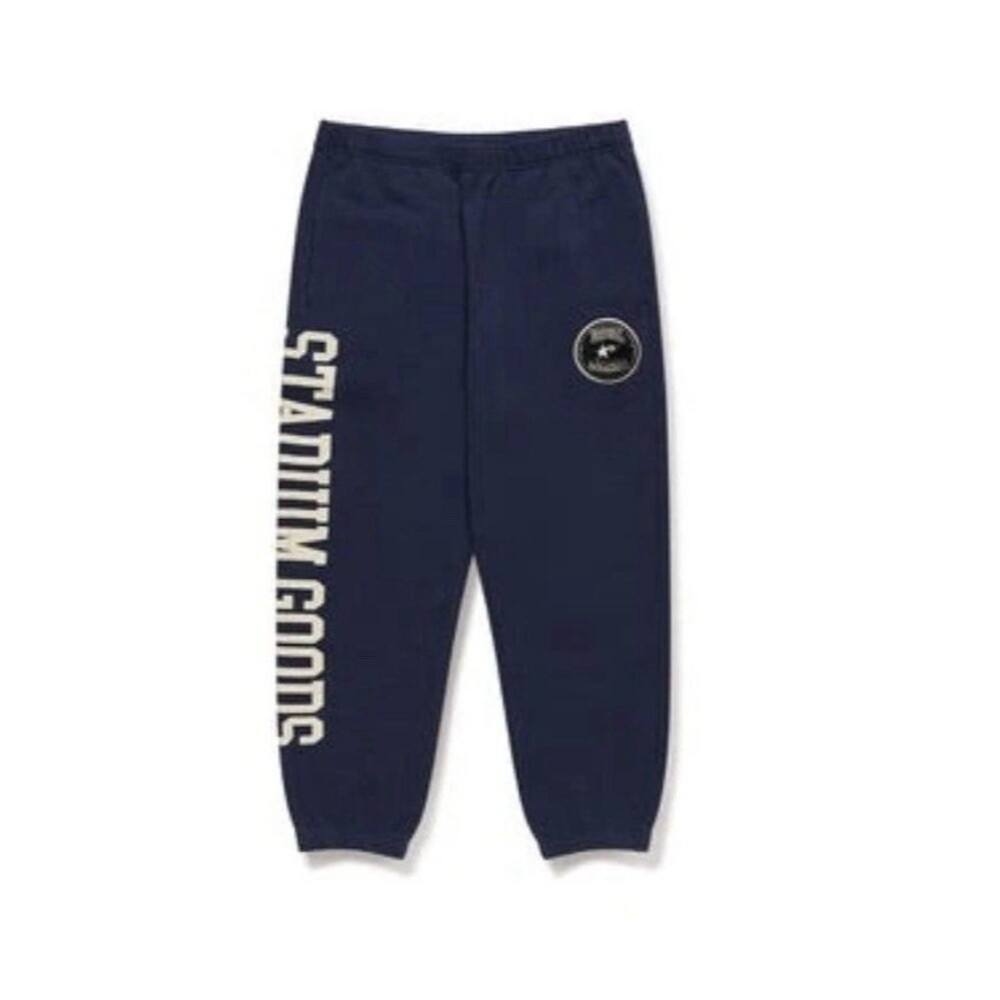 A Bathing Ape Bape Stadium Goods Sweat Pants Navy Bapesta M Medium NWT